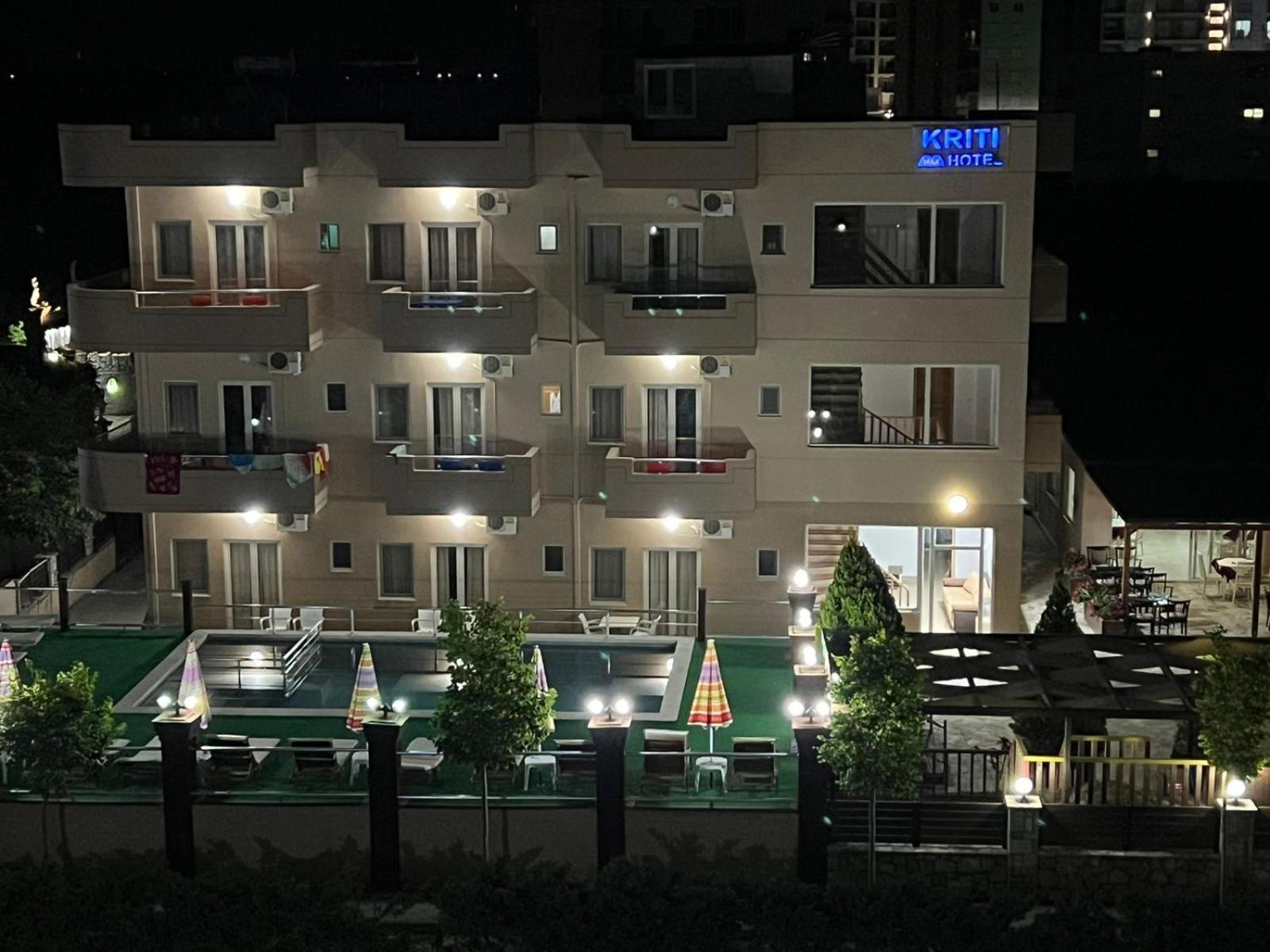 Hotel Kriti Max , Shengjin Shëngjin Dış mekan fotoğraf